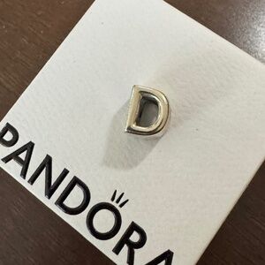 Authentic Pandora Initial charm "D"